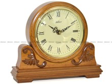 Adler 22131-D stylowy zegar kominkowy drewniany, odcień dąb