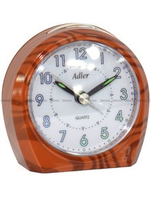 Budzik z płynąca wskazówką Adler 40155-CH - 8x8 cm