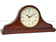 Adler 22012-W3 Zegar kominkowy kwarcowy, Orzech