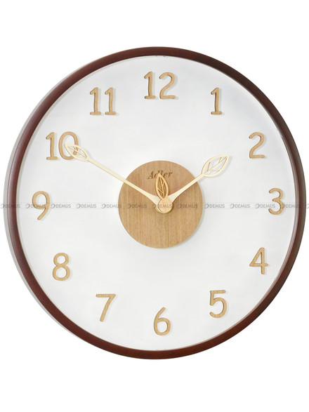 Drewniany Zegar ścienny Adler 30298-Dark-Walnut - 35 cm