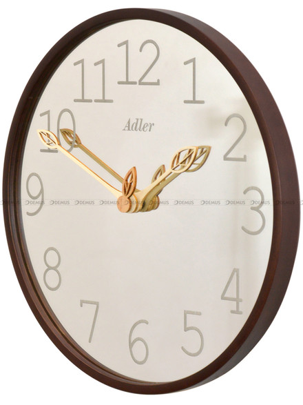 Drewniany Zegar ścienny Adler 30301-Dark-Walnut - 35 cm