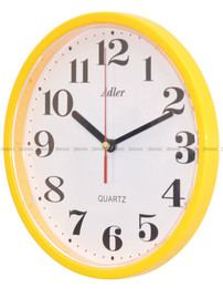 Zegar ścienny Adler 30019-YELLOW