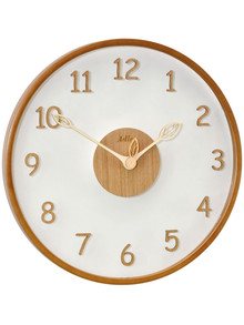 Drewniany Zegar ścienny Adler 30298-Light-Walnut - 35 cm