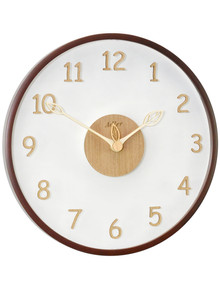 Drewniany Zegar ścienny Adler 30298-Dark-Walnut - 35 cm