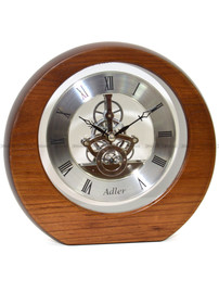 Zegar kominkowy Adler PC-041-Walnut-Matt - 20x19 cm