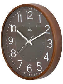 Zegar ścienny Adler 30297-Brown-Black - 35 cm - płynąca wskazówka