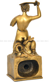 Zegar kominkowy figurka Syrenka - Adler 80178-A - 16x37 cm