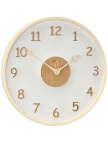 Drewniany Zegar ścienny Adler 30298-Light-Wood - 35 cm