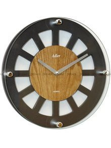 Adler 21158-ANTRACYT-OAK Zegar ścienny