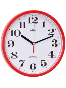 Zegar na ścianę Adler 30019-Red - 20 cm