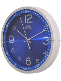 Adler 30148-BLUE Zegar ścienny kwarcowy, Niebieski