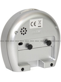 Budzik z płynąca wskazówką Adler 40155-SR - 8x8 cm