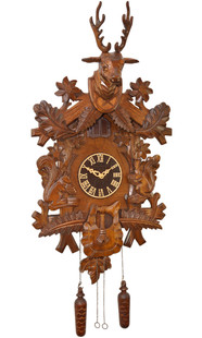 Zegar wiszący z kukułką Adler 24000-W4 - 89x37 cm