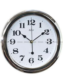 Adler 30021-SR Zegar ścienny kwarcowy, Srebrny