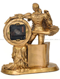 Zegar kominkowy figurka - Adler 80121G-A - 22x26 cm