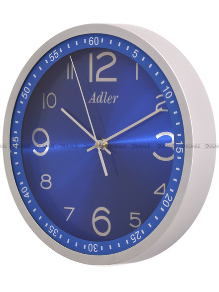 Adler 30148-BLUE Zegar ścienny kwarcowy, Niebieski