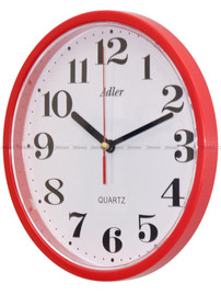 Zegar na ścianę Adler 30019-Red - 20 cm