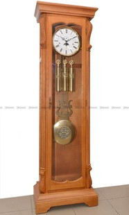 Adler 10002-D zegar mechaniczny stojący wagowy z fazą księżyca