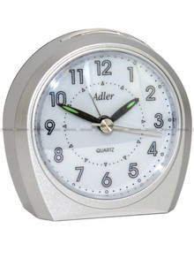 Budzik z płynąca wskazówką Adler 40155-SR - 8x8 cm