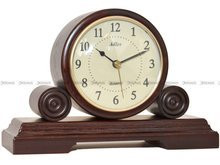 Adler 22140-WA zegar kominkowy kwarcowy stołowy odcień orzech