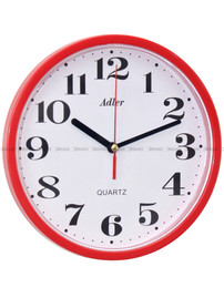 Zegar na ścianę Adler 30019-Red - 20 cm