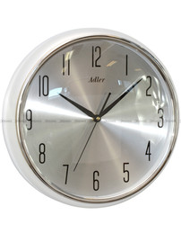 Zegar ścienny Adler 30286-Silver - 34 cm płynąca wskazówka