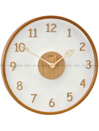 Drewniany Zegar ścienny Adler 30298-Light-Walnut - 35 cm