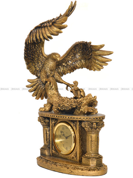 Zegar kominkowy figurka Orzeł - Adler 80135-A - 28x52 cm
