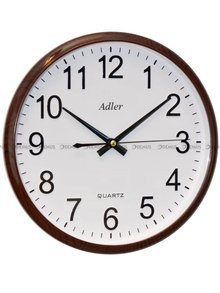 Adler 30155-BR zegar ścienny w kolorze brązowym 31 cm