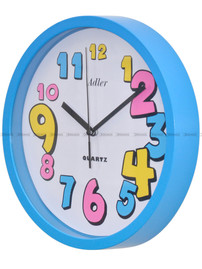Zegar na ścianę dla dzieci Adler 30084-Blue - 26 cm