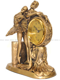 Zegar kominkowy figurka - Adler 80121G-A - 22x26 cm