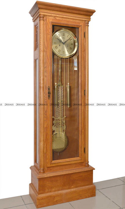 Adler 10064-OAK1 Zegar mechaniczny stojący sprężynowy, Dąb