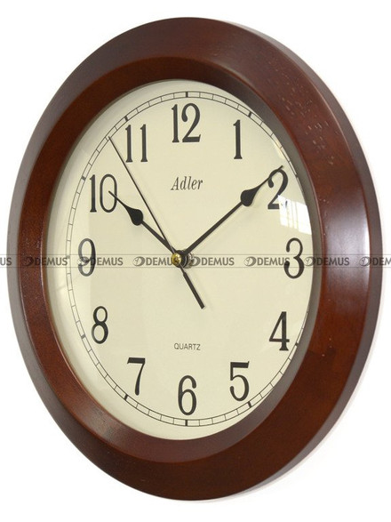 Adler 21001-W Zegar ścienny, Orzech