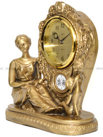 Zegar kominkowy figurka - Adler 80004G-A - 22x25 cm