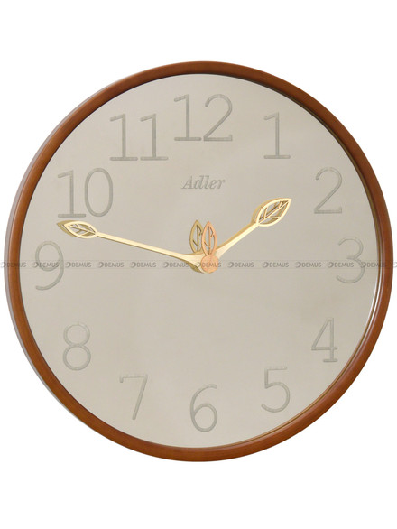 Drewniany Zegar ścienny Adler 30301-Light-Walnut - 35 cm
