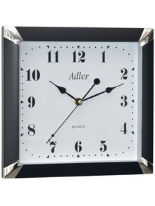 Zegar ścienny Adler ME17-Black - 30x28 cm
