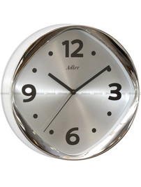 Zegar ścienny Adler 30293-Silver - 30 cm - płynąca wskazówka