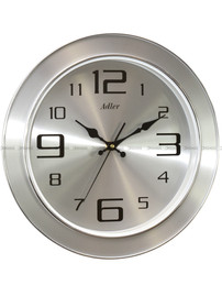 Zegar ścienny Adler 30295-Silver - 33 cm - płynąca wskazówka
