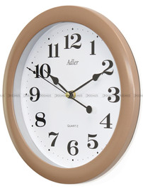 Adler 30021-BEŻ Zegar ścienny kwarcowy, Beżowy