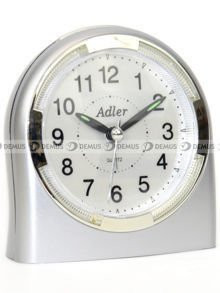 Adler PT101-1500-SR Budzik wskazówkowy, Srebrny