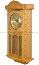 Zegar wiszący mechaniczny Adler 11002-OAK4 - 35x77 cm