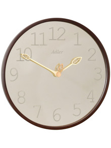 Drewniany Zegar ścienny Adler 30301-Dark-Walnut - 35 cm