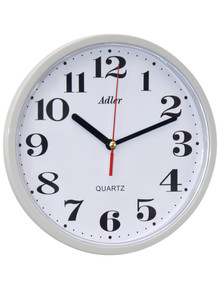 Zegar na ścianę Adler 30019-Light-Grey - 20 cm