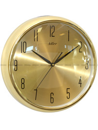 Zegar ścienny Adler 30285-Gold - 34 cm płynąca wskazówka