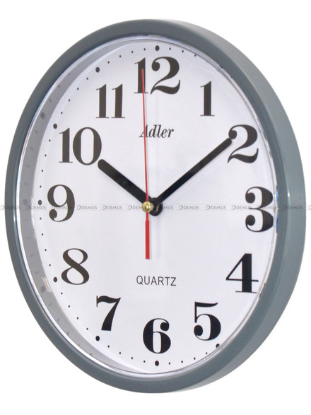 Zegar ścienny Adler 30019-GREY