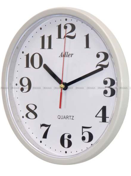 Zegar na ścianę Adler 30019-Light-Grey - 20 cm