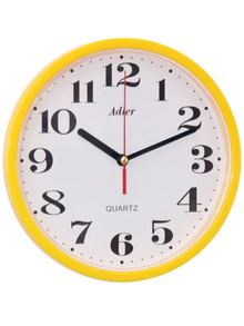 Zegar ścienny Adler 30019-YELLOW
