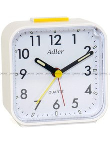 Budzik z płynąca wskazówką Adler PT157-1500-3-B - 8x8 cm