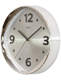 Zegar ścienny Adler 30293-Silver - 30 cm - płynąca wskazówka