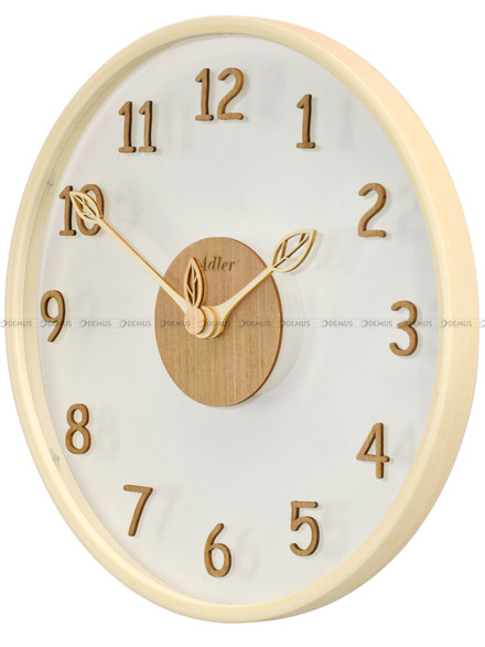 Drewniany Zegar ścienny Adler 30298-Light-Wood - 35 cm